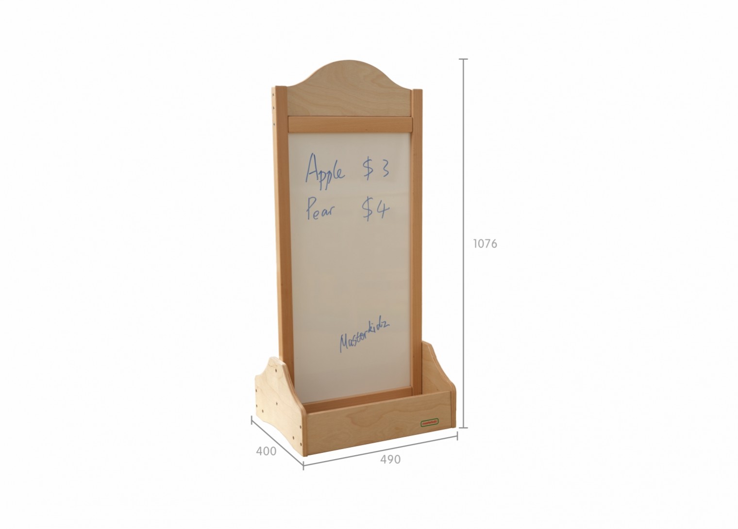 Floorstand Dry Erase White Board and Magnetic Chalk Board
